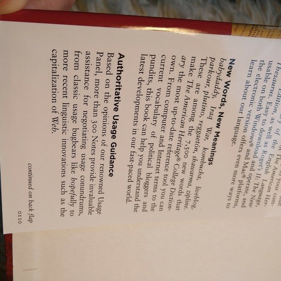 American Heritage College Dictionary Hardcover Houghton Mifflin Fourth Edition - Picture 11 of 12